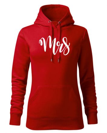 Mrs Női kapucnis pulóver-Női kapucnis pulóver-XS-Piros