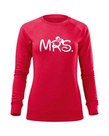 Mrs Minnie Női pulóver-Női pulóver-XS-Piros melírozott