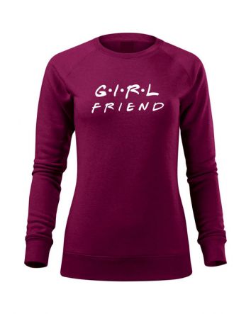Girl Friend Női pulóver-Női pulóver-XS-Fukszia melírozott