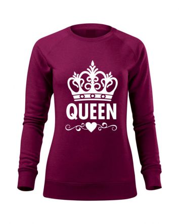 Queen Női pulóver-Női pulóver-XS-Fukszia melírozott