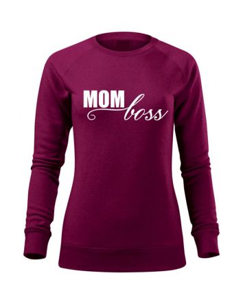 Mom Boss Női pulóver-Női pulóver-XS-Fukszia melírozott