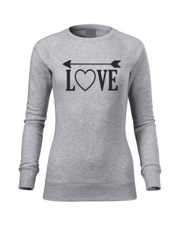Love Női pulóver-Női pulóver-XS-Szürke melírozott