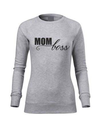 Mom Boss Női pulóver-Női pulóver-XS-Szürke melírozott
