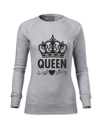 Queen Női pulóver-Női pulóver-XS-Szürke melírozott