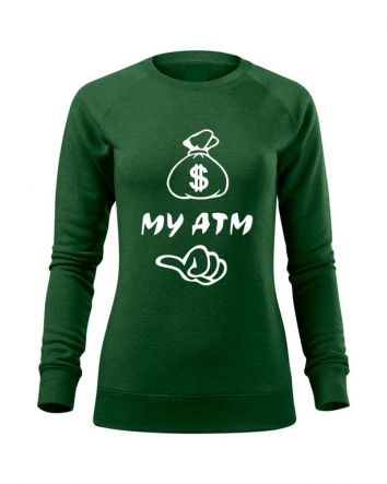 My Atm Női pulóver-Női pulóver-XS-Zöld melírozott