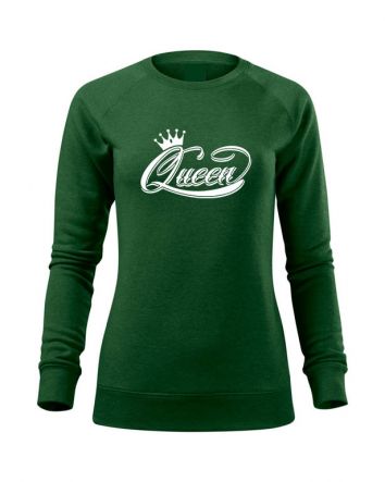Queen Tattoo Női pulóver-Női pulóver-XS-Zöld melírozott