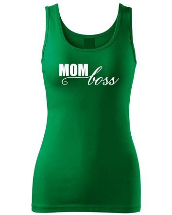 Mom Boss Női trikó-Női trikó-XS-Fűzöld