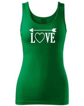 Love Női trikó-Női trikó-XS-Fűzöld