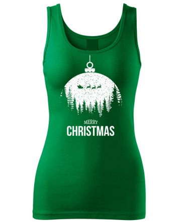 Merry Christmas Női trikó-Női trikó-XS-Fűzöld