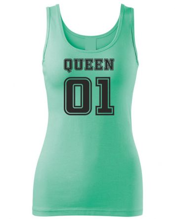 Queen 01 trikó-Női trikó-XS-Menta