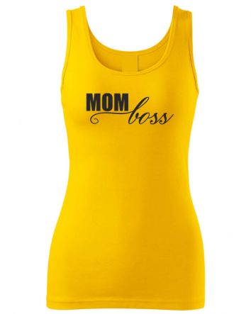 Mom Boss Női trikó-Női trikó-XS-Okkersárga