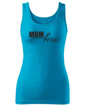 Mom Boss Női trikó-Női trikó-XS-Türkiz
