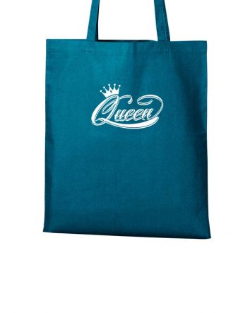 Queen Tattoo Vászontáska-Vászontáska-40x45 cm-Petrol kék