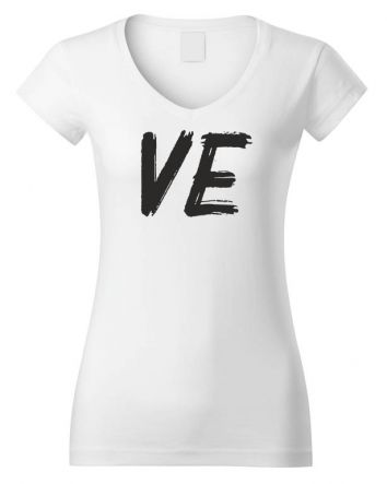 Love - Ve Női V-nyakú póló-Női V-nyakú póló-XS-Fehér