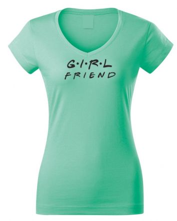 Girl Friend Női V-nyakú póló-Női V-nyakú póló-S-Menta