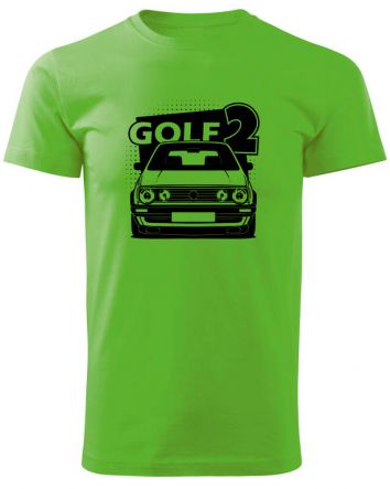 Volkswagen Golf 2 Volkswagen Golf 2, golf 2 póló, vw póló, volkswagen póló, autós póló