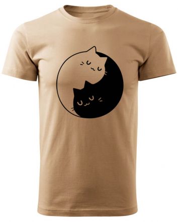 Cicás Jin-Jang Cicás Jin-Jang, cica póló, cicás póló, macska póló, macskás póló, állat póló, állatos póló