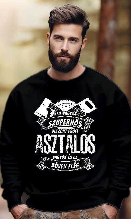 Szuperhős Asztalos - Asztalos Férfi Pulóver