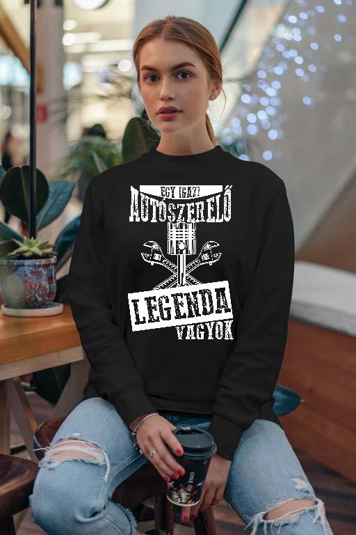 Autószerelő legenda - Autószerelő Női Pulóver
