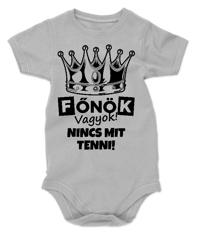 Főnök vagyok! Nincs mit tenni! - Főnök Gyerek Body