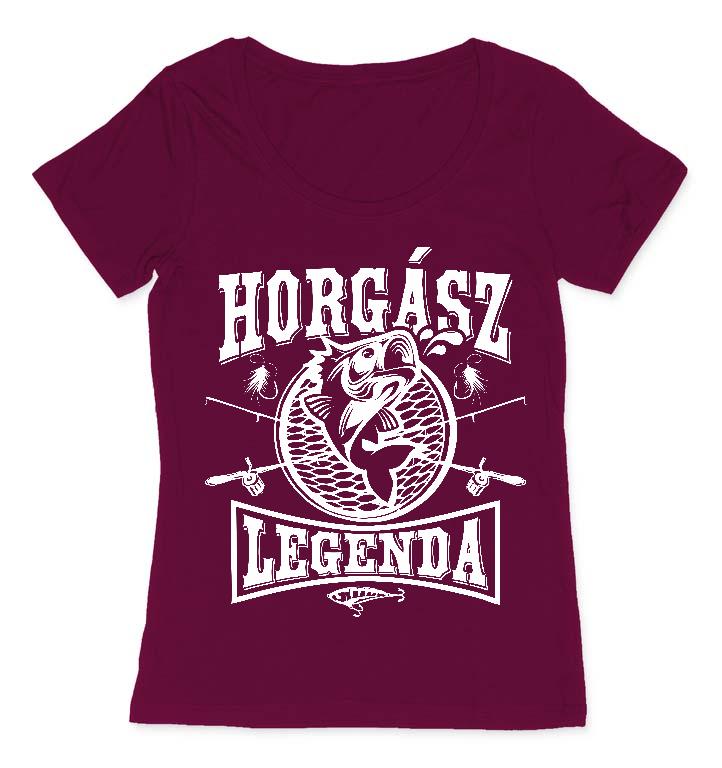 Horgász Legenda - Horgász Női O-nyakú Póló