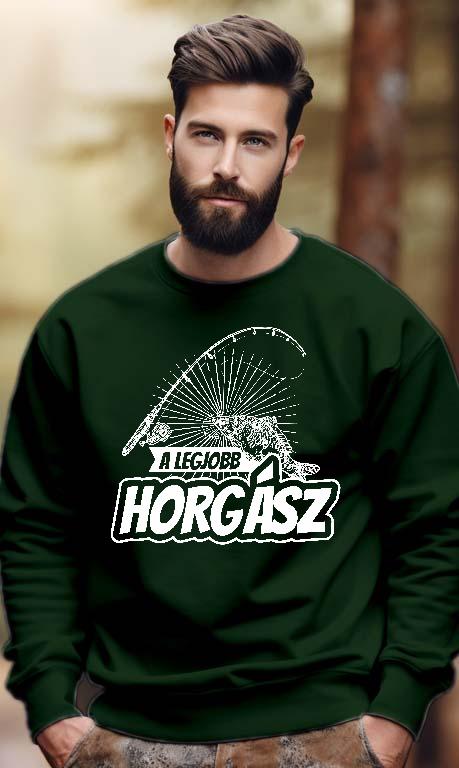 A legjobb Horgász - Horgász Férfi Pulóver