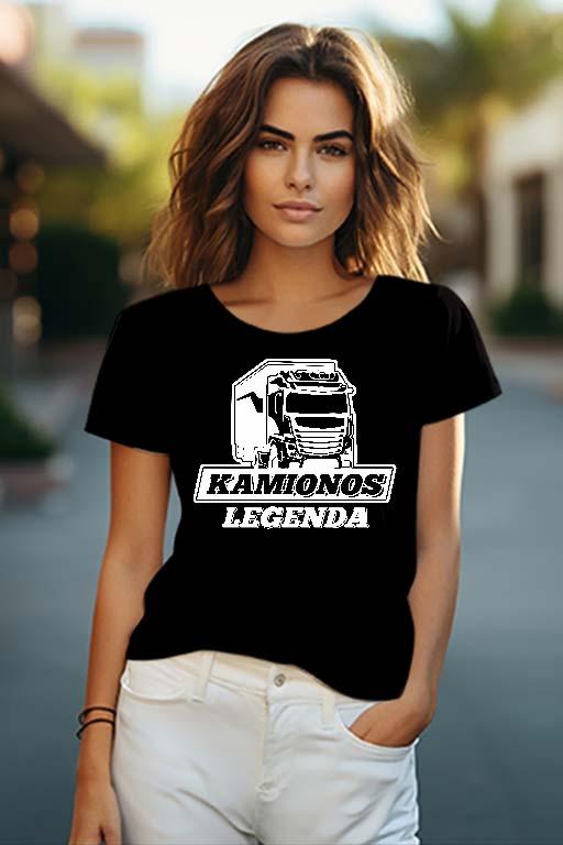 Kamionos legenda - Kamionos Női O-nyakú Póló