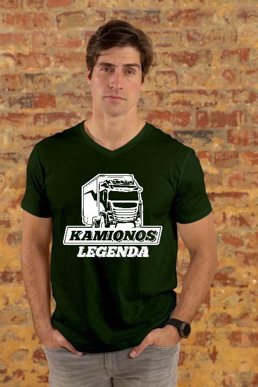 Kamionos legenda - Kamionos Férfi V-nyakú Póló