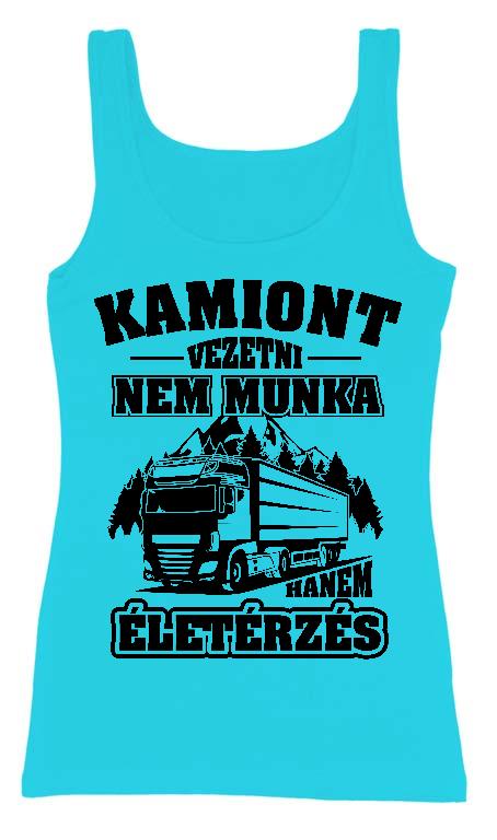 Kamiont vezetni nem munka - Kamionos Női Trikó