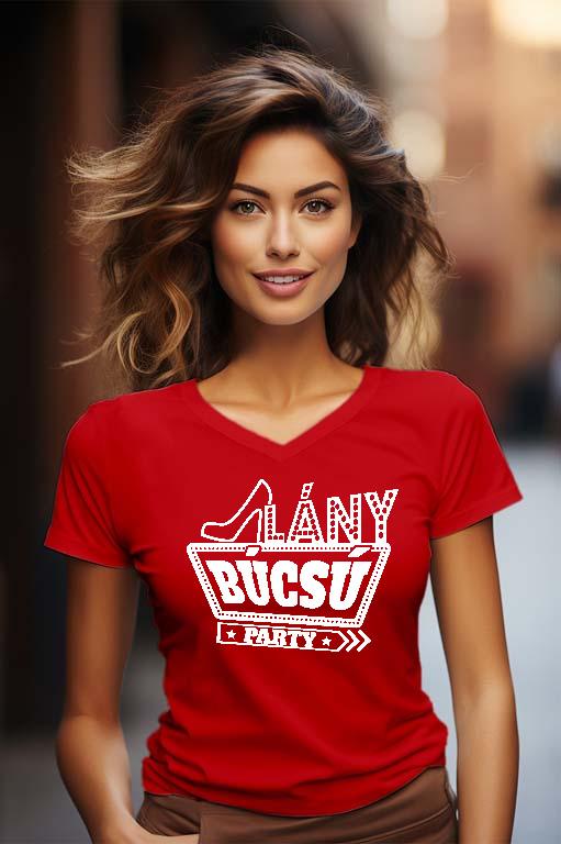Lánybúcsú Party  - Lánybúcsú Női V-nyakú Póló