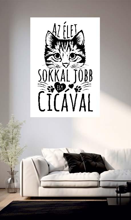 Az élet sokkal jobb egy Cicával - Cicás Poszter