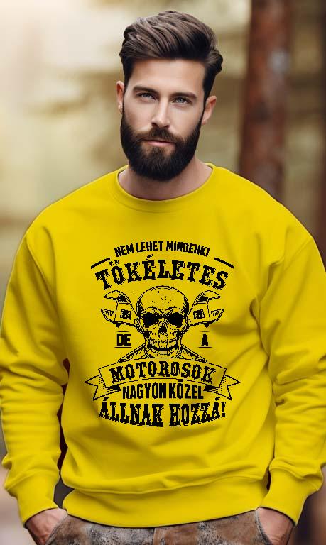 Tökéletes Motoros - Motoros Férfi Pulóver