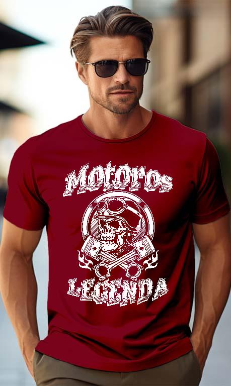 Motoros Legenda - Motoros Férfi Prémium Póló