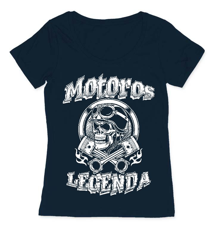 Motoros Legenda - Motoros Női O-nyakú Póló