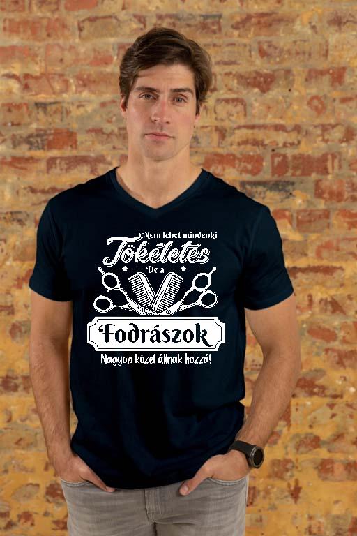 Fodrász - Körömápolás, Fodrász, Szépség Férfi V-nyakú Póló