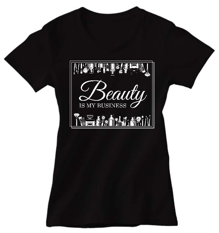 Beauty is my business Szépségápolás - Körömápolás, Fodrász, Szépség Női Prémium Póló