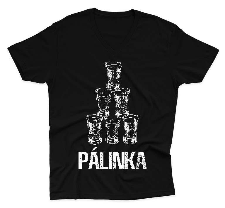 Pálinka  - Pálinka Férfi V-nyakú Póló