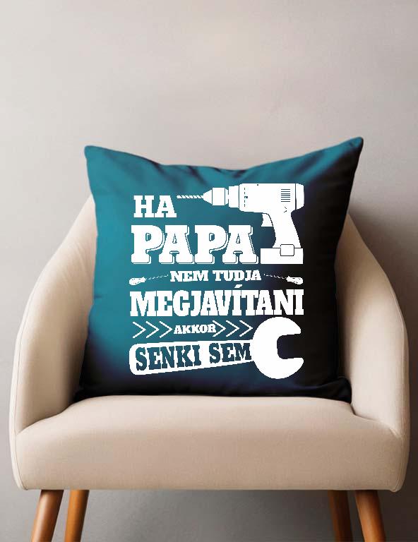 Ha Papa nem tudja megjavítani - Papa Párnahuzat