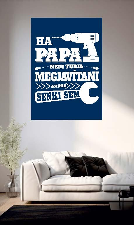 Ha Papa nem tudja megjavítani - Papa Poszter