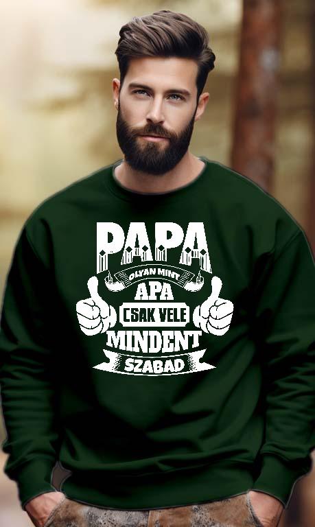 Papa olyan, mint apa - Papa Férfi Pulóver