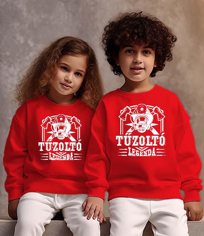 Tűzoltó Legenda - Tűzoltó Gyerek Pulóver