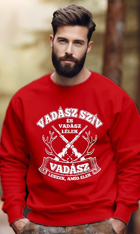 Vadász leszek amíg élek - Vadász Férfi Pulóver