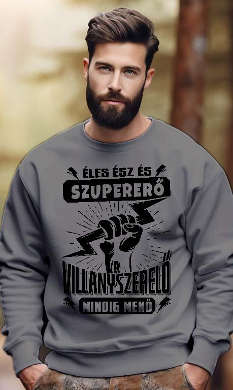 Villanyszerelő mindig menő - Villanyszerelő Férfi Pulóver
