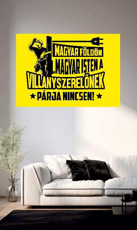 A Villanyszerelőnek párja nincsen - Villanyszerelő Poszter