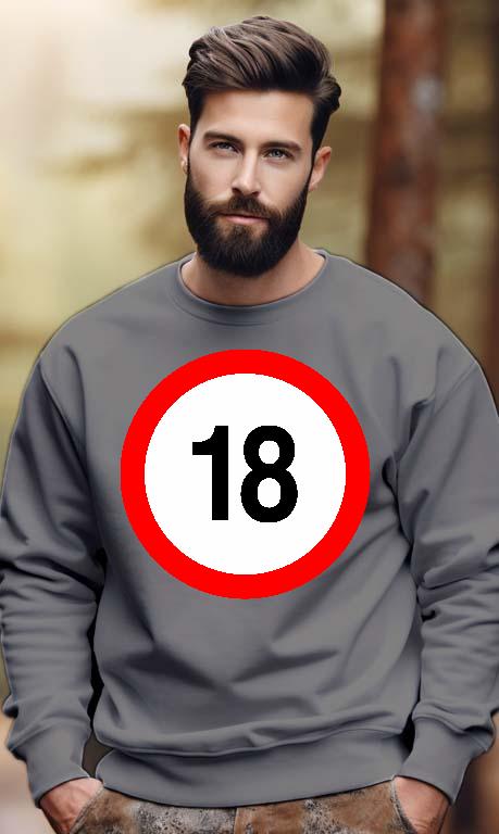 Születésnap 18 - Évfordulós Férfi Pulóver