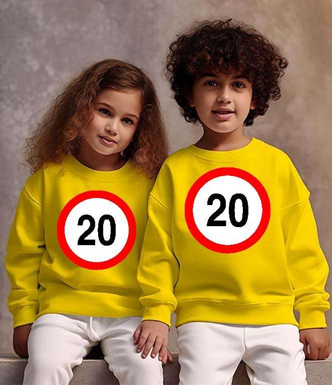 Születésnap 20 - Évfordulós Gyerek Pulóver