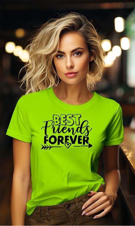 Best friends forever Barát - Barát Női Környakú Póló