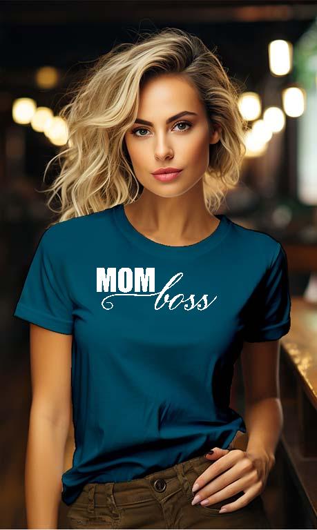 Mom Boss Anya - Anya Női Környakú Póló