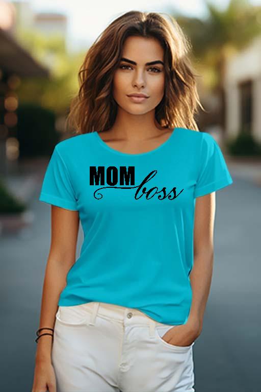 Mom Boss Anya - Anya Női O-nyakú Póló