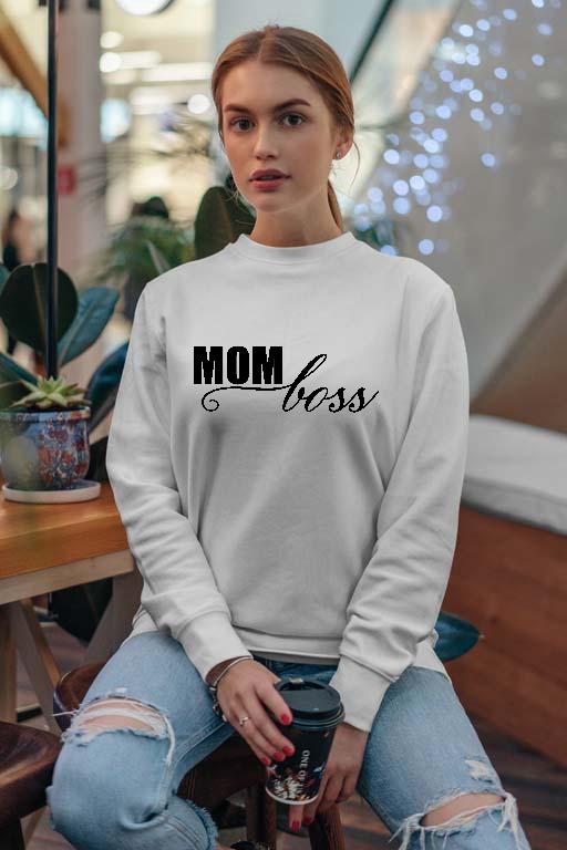 Mom Boss Anya - Anya Női Pulóver